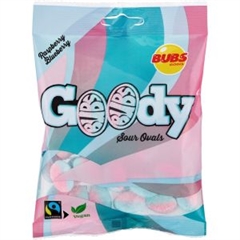 BUBS , Goody Sour Ovals 90 gram